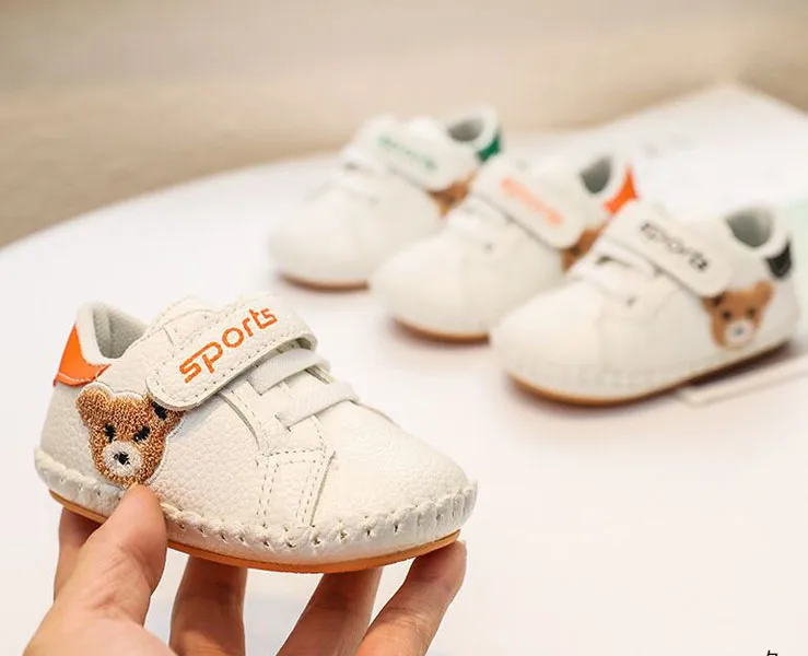Baby Shoes Newborn Boys Girls First Walkers Kids Toddlers Lace Up