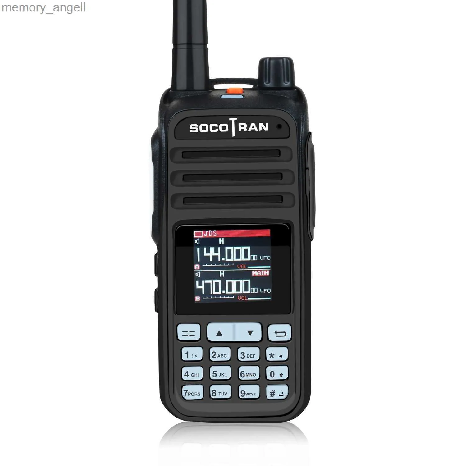 Walkie Talkie Socotran Walkie Talkie Air Band 5W سبعة نطاقات ملونة الهواة المحمولة لحم الخنزير ذو الاتجاهين الراديو EP-UVA37 W/ Scrambler Wireless Freque HKD230922