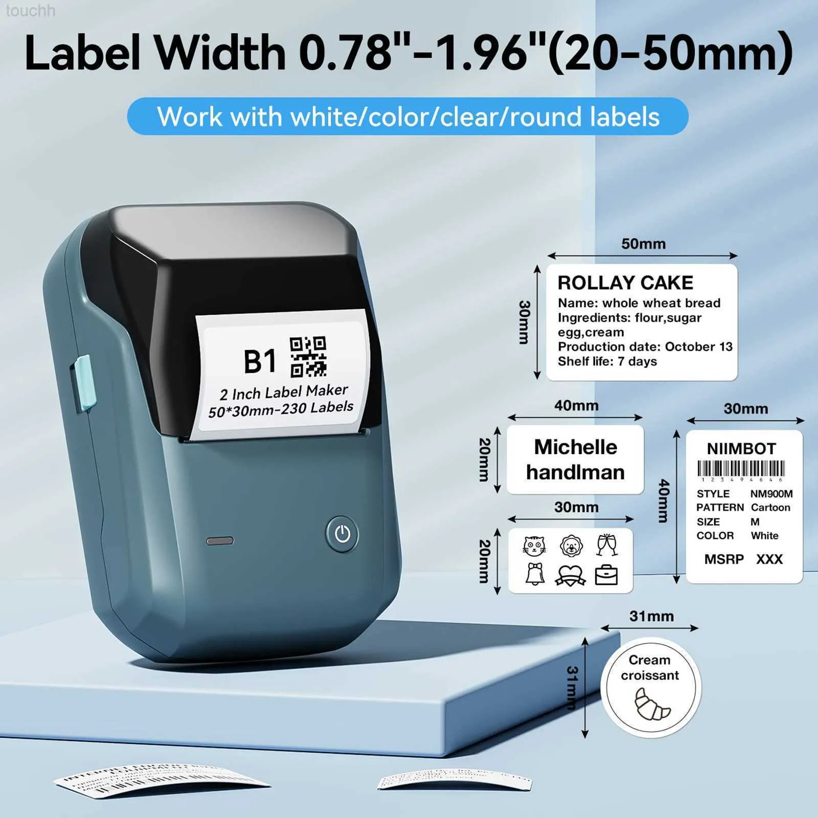Stampanti Niimbot B1 Mini Stampante Termica Etichette Autoadesive