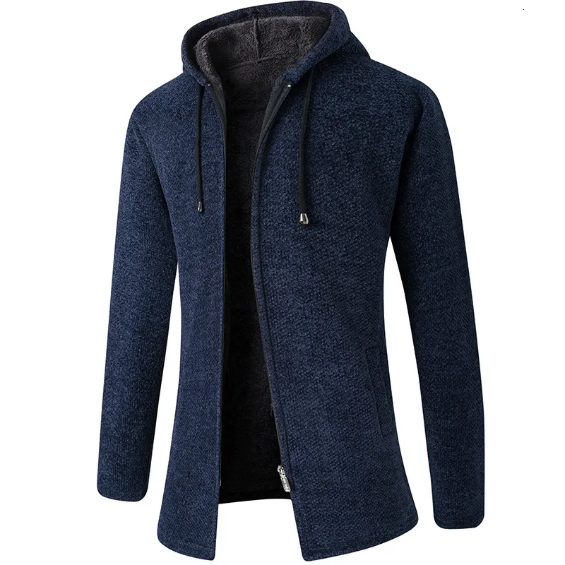 Мужские свитера плюс кашемировый кардиган, пальто, свитер, мужской корейский вариант тренда осени и зимы, длинный тренч 230921