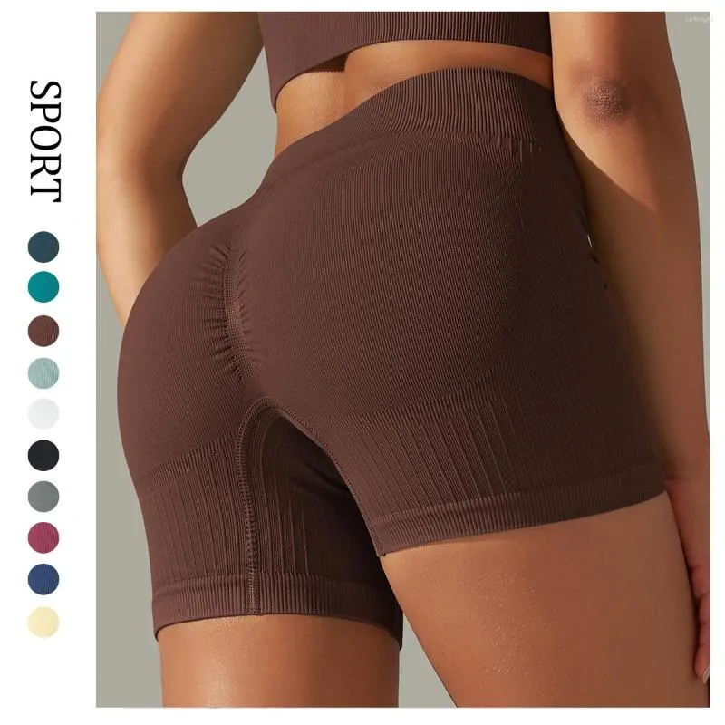 Short actif sans couture pour femmes, Yoga, Fitness, Push-Up, Scrunch, sport, respirant, course, entraînement, taille haute, motard