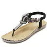 ladies flat elastic sandals