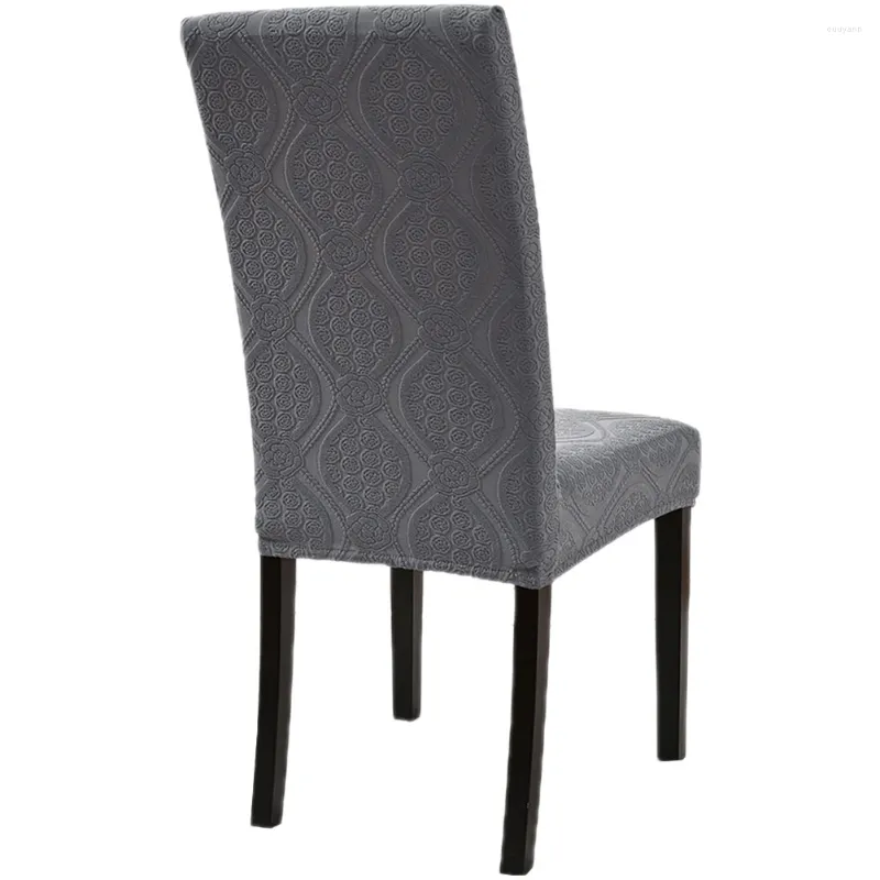 Cadeira cobre jacquard capa protetores casaco slipcover jantar sala de jantar mesa sem braços