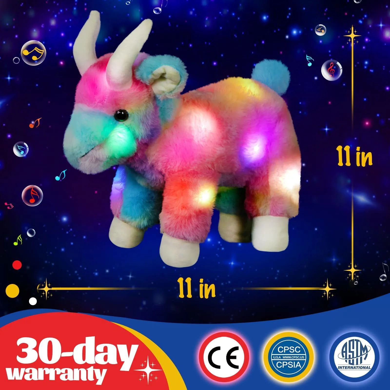 Musical cheap plush animals