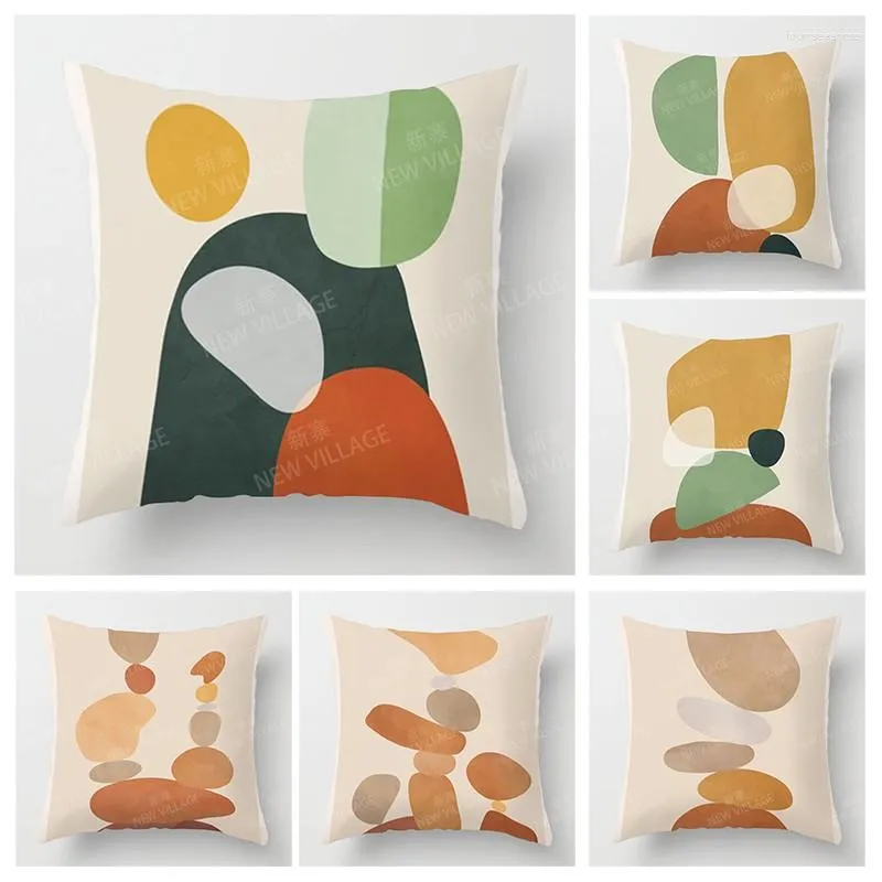 Pillow Nordic Modern Autumn Decor Cover Living Room Sofa Home 45x45cm 45 50x50 60x60cm 40x40 35x35