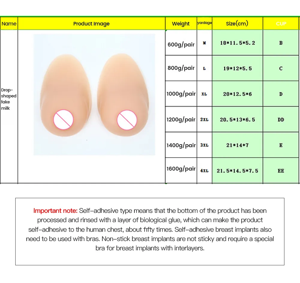 Realistic Silicone False Breast Forms Tits Fake Boobs For Crossdresser  Shemale Transgender Drag Queen Transvestite Mastectomy