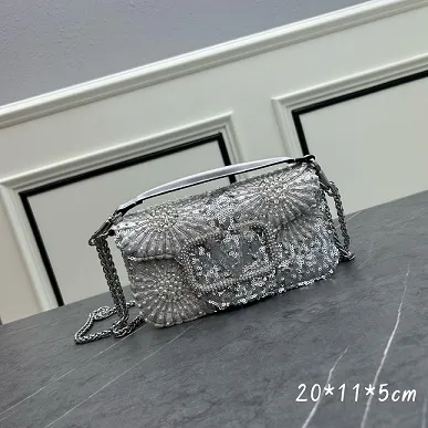 2023 Luksusowy design damski moda torba na ramię w 3D haftowany mini torebka damska torba mody crossbody torb