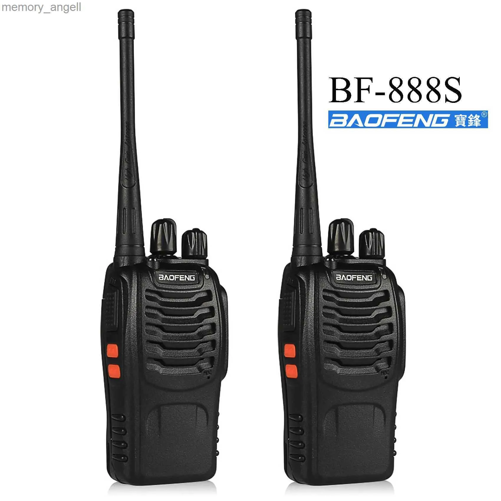 Walkie Talkie 2Pack Baofeneng BF-888S Walkie Talkie 888S UHF 400-470MHz Kanal Taşınabilir İki yönlü Radyo BF-888S 5W Yüksek Güçlü Walkie Talkie HKD230922