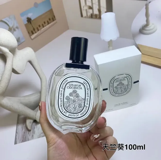 Tasarımcı Sardunya Odorata Kadın Parfüm Eau Duelle Rose Vetyvyvyvyvyvy Tourette için 100ml Parfümler Uzun Kalıcı Koku Doğal Sprey