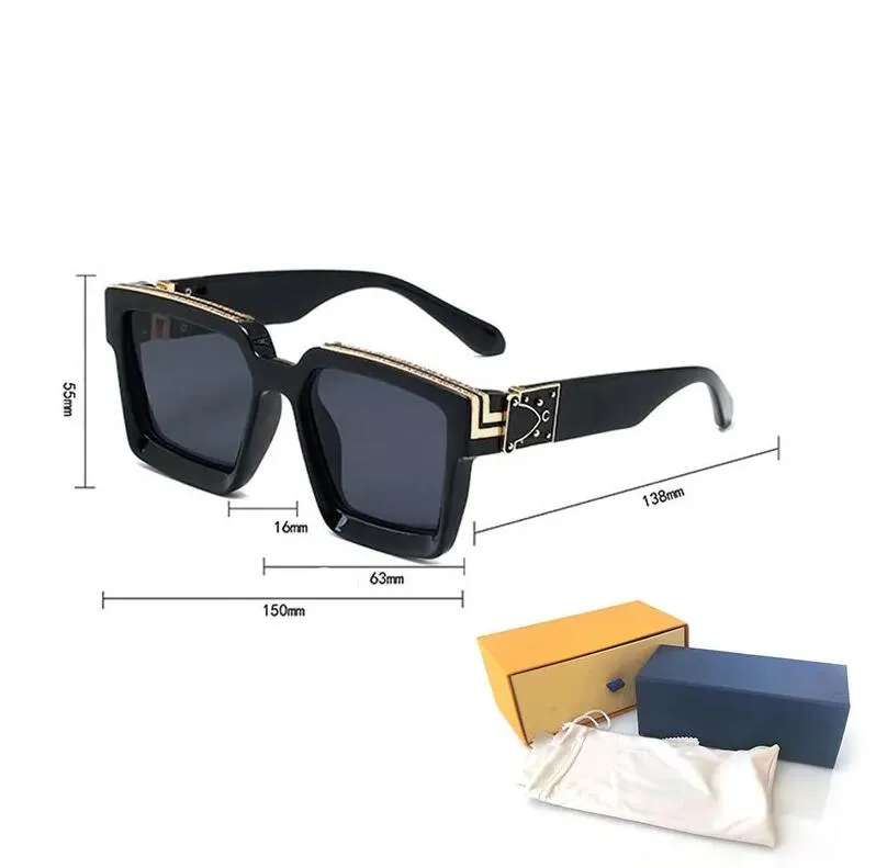 MILLIONAIRE Designer Square Sunglasses For Men For Men And Women