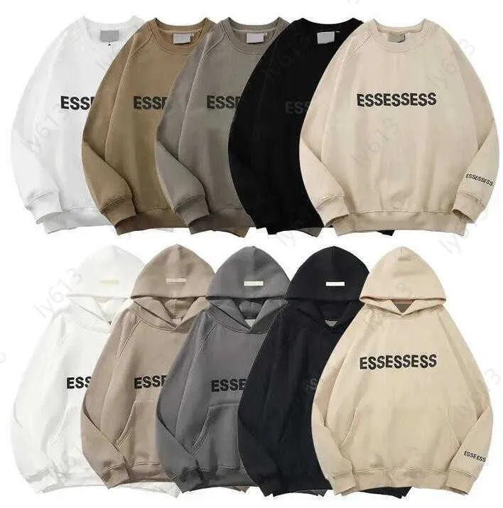 Essentialshoodie Heren Dames Designer Hoodies Sweatershirts Streetwear Pullover Sweatshirts Kleding Losse trui met capuchon Hoge kwaliteit Essentialsweatshirts