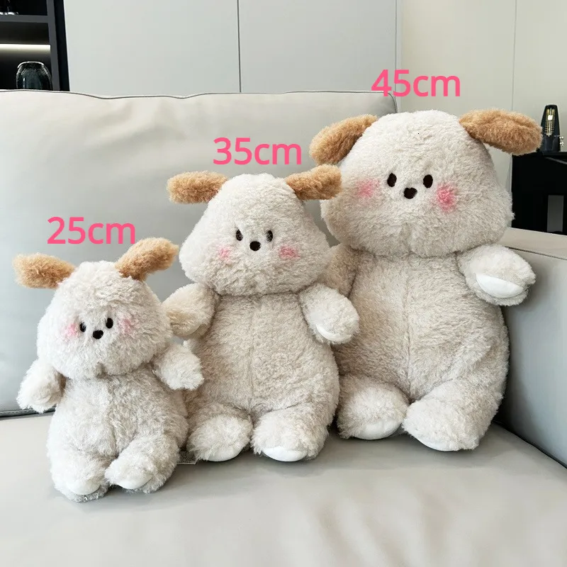 Oreillers en peluche Coussins Super doux lapin chien peluche bébé câlin  oreiller mignon lapin chiot Animal jouet Kawaii peluche peluche poupée  enfants