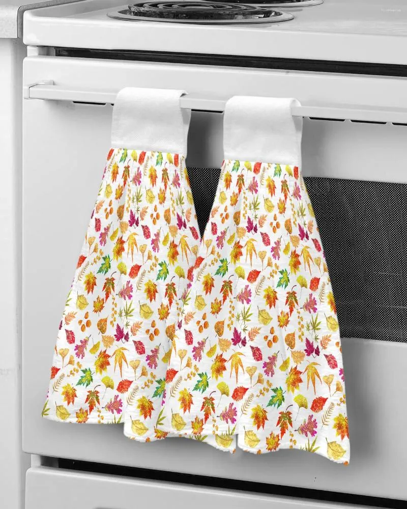 Asciugamano autunno minimalista mano forniture per il bagno strofinacci in tessuto assorbente accessori da cucina sospesi