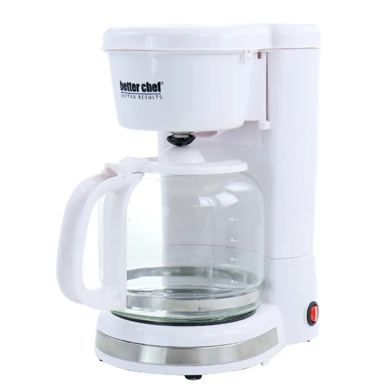 Caffettiera Better Chef da 12 tazze e 900 Watt, colore bianco