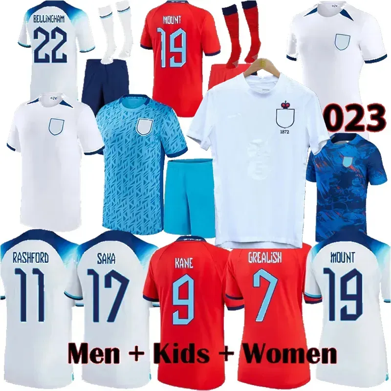 BELLINGHAM Soccer Jerseys 2023 2024 ENGLanD RICE RASHFORD SAKA MOUNT