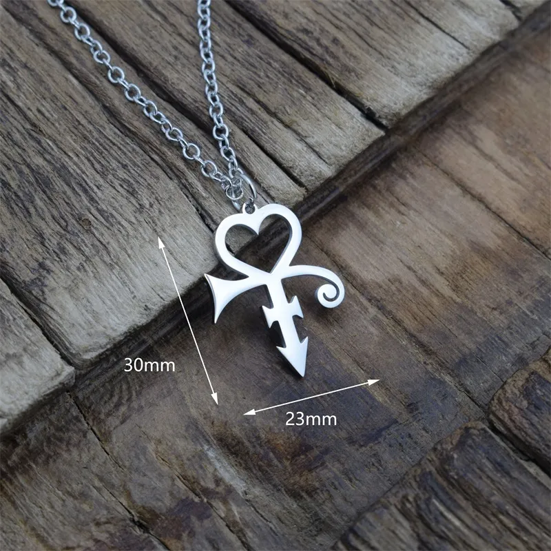 Choker Necklace With Prince Love Symbol Charm In Metal Minimalist Artist Jewelry From Daye05 8.27 DHgate.Com