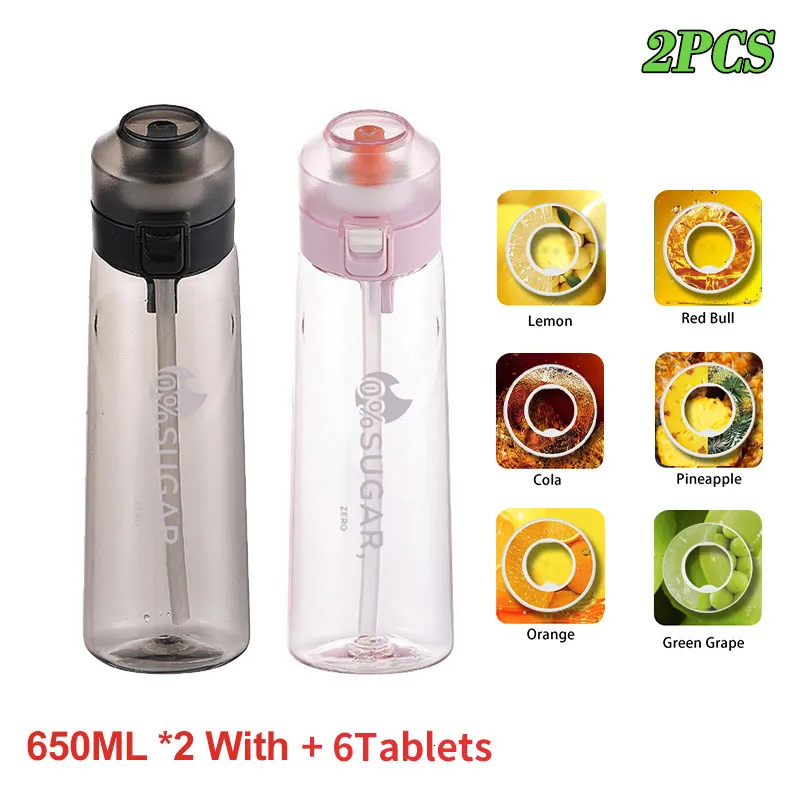 Air Up Flavored Water Bottle Scent Water Cup Sports Water Bottle For  Outdoor Fitness Fashion Water