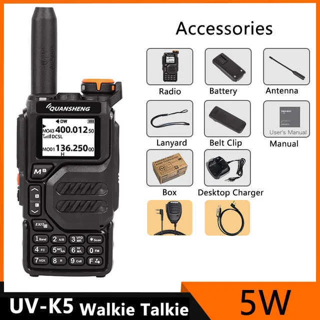 Talkies Walkies Professionnel, Talkies Walkies avec Oreillette  Rechargeables, Talkie-walkie Longue Portée VOX avec 2 écouteurs,[55] -  Cdiscount Téléphonie