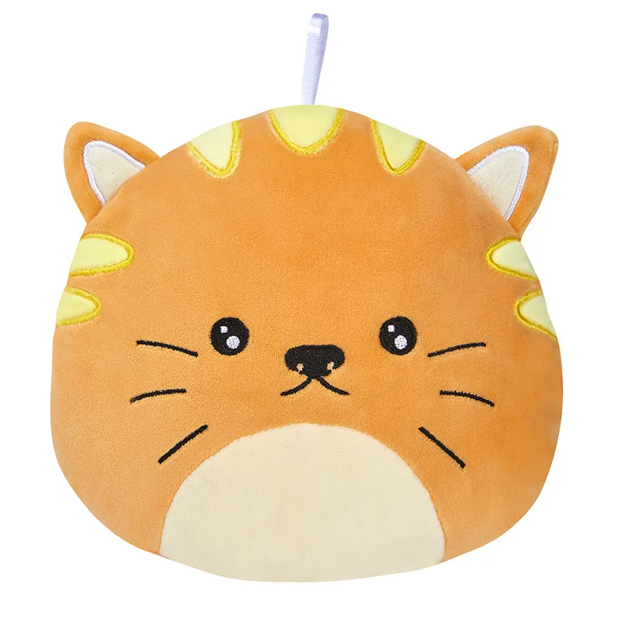 Oreillers en peluche Coussins Mini Coussins Orange Chat Animal En Peluche Oreiller Poupée En Peluche Cadeau pour Les Filles Dormir Mignon Jouets De Couchage Maison 230922