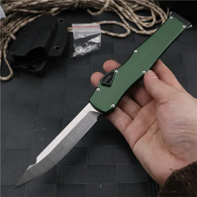 Micto tech 150 Marfione Custom Tanto Automatic Knife Aluminum alloy Handle Camping Outdoor Hiking Self-defense Tactical Combat EDC Knives