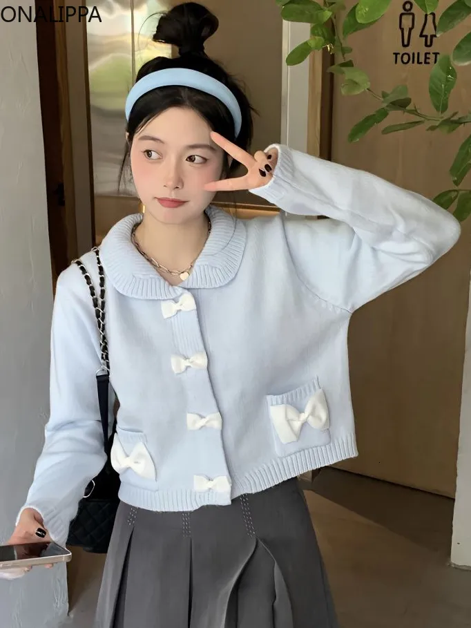 Sweaters Coreanos Para Mujeres, Suéteres De Cárdigan De Primavera