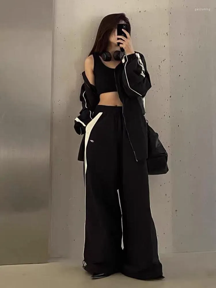 Y2K Baggy Jacket - Womens Vintage Streetwear Tracksuit
