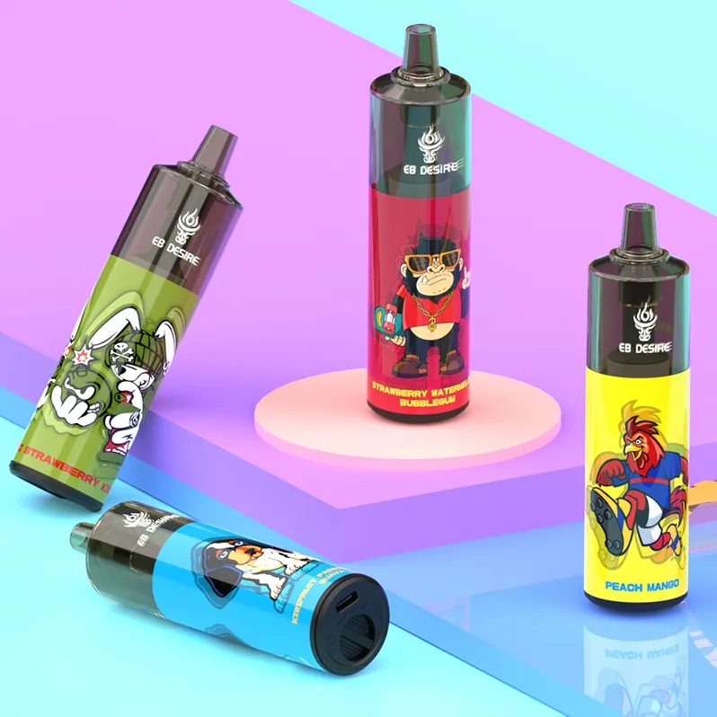 Вейпер EB DESIRE Mega puff 12000 затяжек Vape pen BC600 BC800 BC5000 BC12000 RM 7000 7K 9K 10K 12K puff Одноразовый картридж для капсул 550 мАч 20 мл Батарея Vapes Pods Stick Style