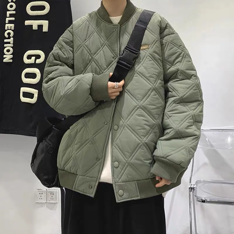 Rhombus winter cheap jacket