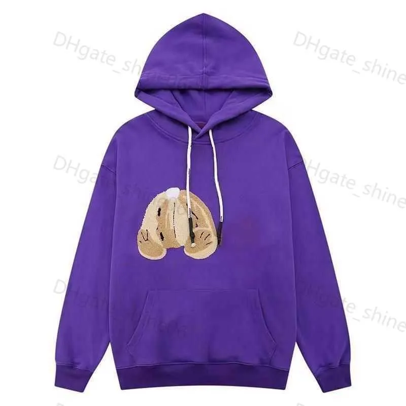 Designer Hoodie Mens Hoodies Palms Anjos Moletons Homem Mulheres Com Capuz Pulôver Top Causal Moletom Palmangel Mulheres Urso Impressão Streetwear Camiseta Y5