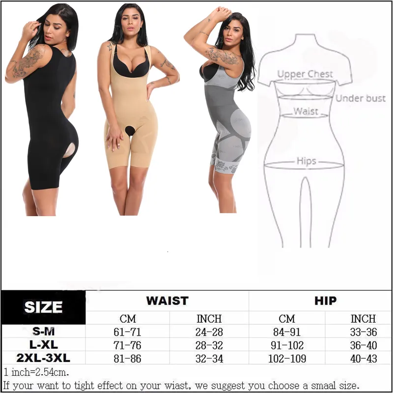 Arm Shaper Women Shapewear Full Body Slimming Bodysuit Open Crotch Corset  Waist Trainer Shaping Underwear Postpartum Recovery Sheath 230921 From  10,13 €