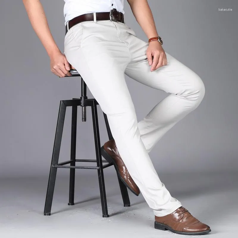 Pantaloni da uomo Casual in cotone di alta qualità Business per uomo Pantaloni Abbigliamento Y2k Streetwear Cargo Man