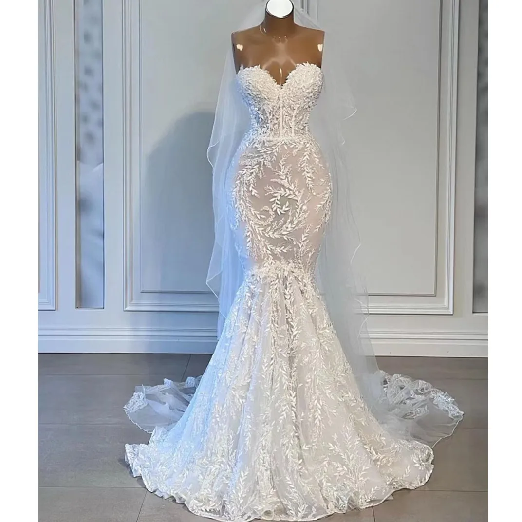 Abiti da sposa rosa cipria Una linea maniche lunghe Applique in pizzo Illusion Scoop Collo trasparente Abito da sposa su misura vestido de novia 07