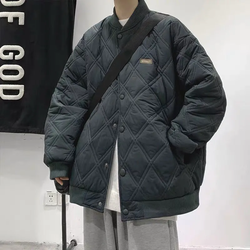 Men's rhombus winter jacket sale