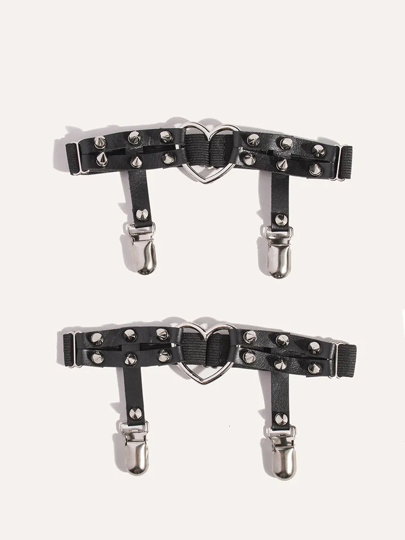 locking garter belt 1 Pair Men's Shirt Stay Holder Elastic Garter Belt Suspender Locking Clamp  Black main image 0
