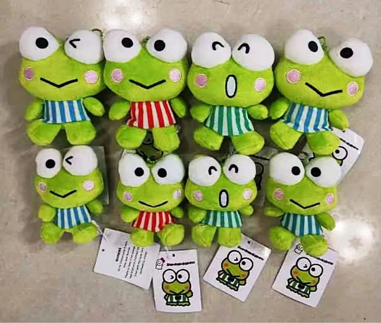 Plush Keychains Wholesale 10cm/12cm My Kero Keroppi Plush Toy Pendant Green  Frog Stuffed Animal Dolls Keychain Toys For Children Gift 230922 From  Bao08, $69.62