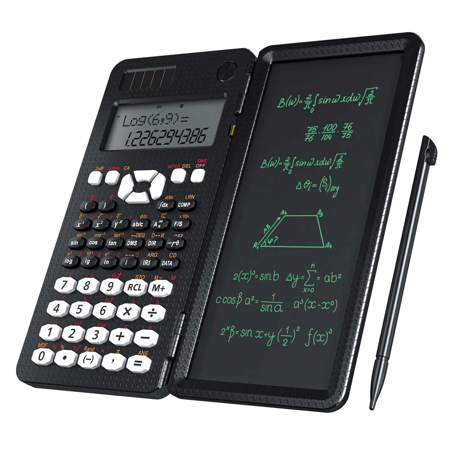 Taschenrechner, wissenschaftlicher Taschenrechner mit Schreibtafel 991MS, 349 Funktionen, technischer Finanzrechner für Schüler, Büro, Solar 230922