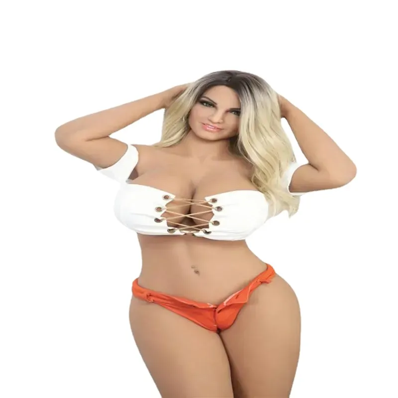 2023 Life-Size Men's Sexdoll 156cm Realistisk kärlek Doll Big Breasts Fat Butt vuxen silikon vagina anal senior docka