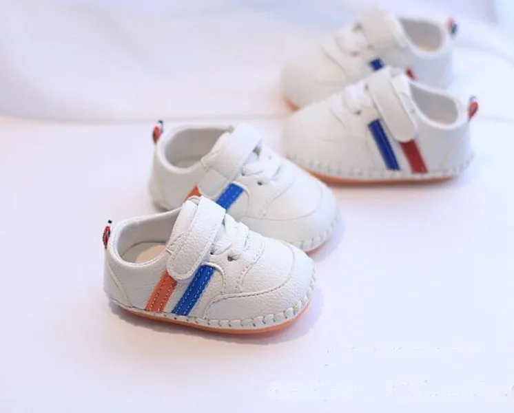 Hot New 0-18M Baby Girl First Walkers Lovely Soft Sole PU Sneakers Shoes Newborn Infant Anti-slip Crib Shoes Toddler Shoes