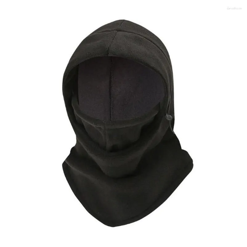 Bandana's Polar Fleece Clava Mode Fl Face Winddicht Skimasker Caps Verstelbare Warmer Nek Mutsen Dames Man Drop Levering Accessoires Dhchc