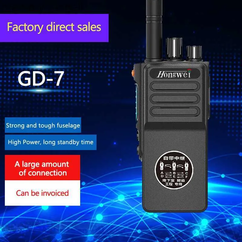 Walkie Talkie GD -7-Hand-held Walkie-talkies High-Power Long-Distance Communication barrier-free Clear Voice Quality Ultra-Long Standby HKD230922