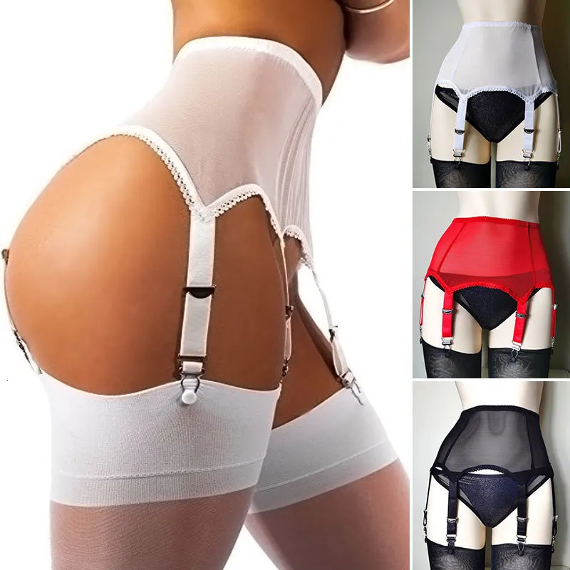 Women Garter Belts High Waist Suspender Belt With 6... From Landong06,  $13.78