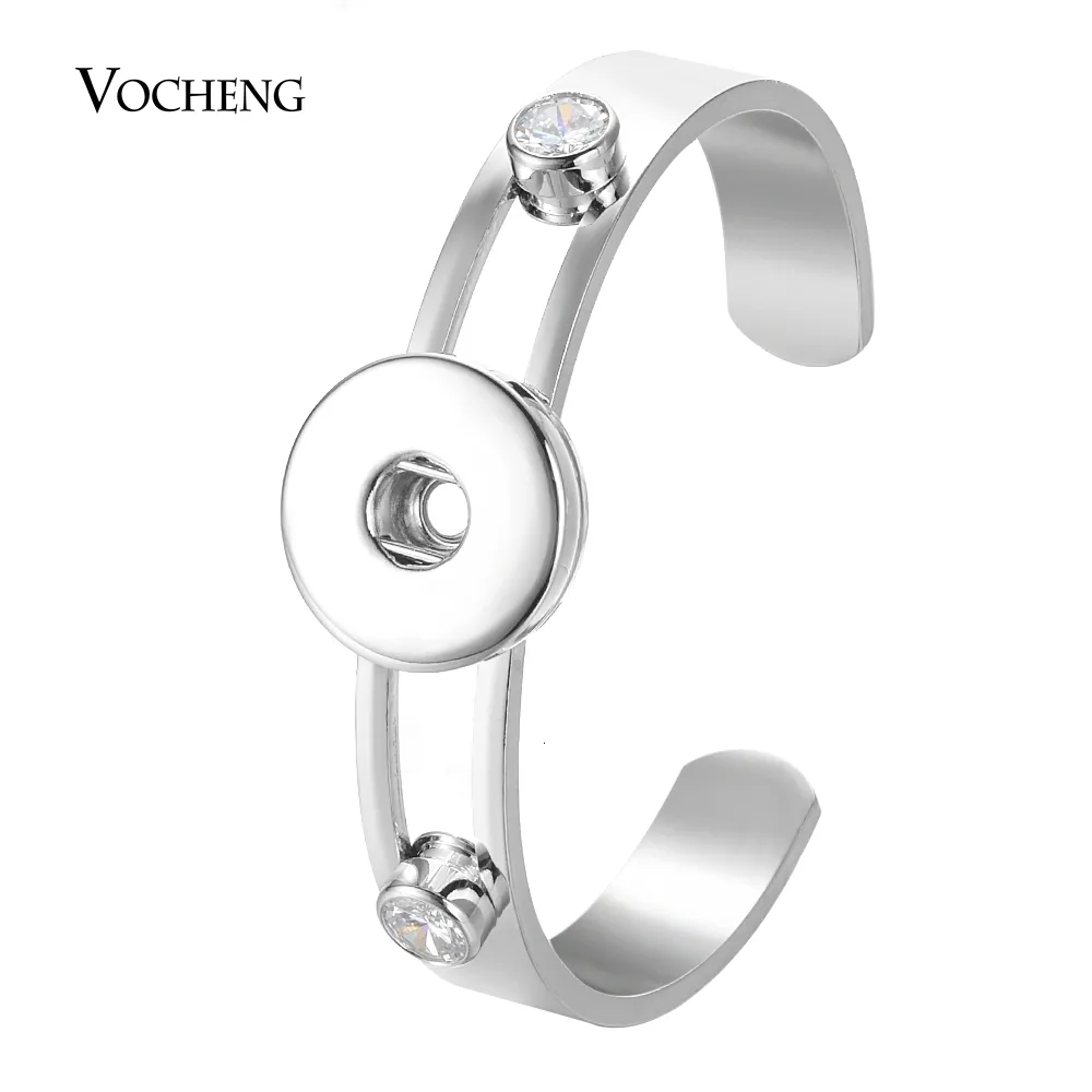 Bangle Vocheng Gember Drukknoop Sieraden Koper Open Manchet voor Vrouwen fit 18mm Gingersnaps NN 674 230922