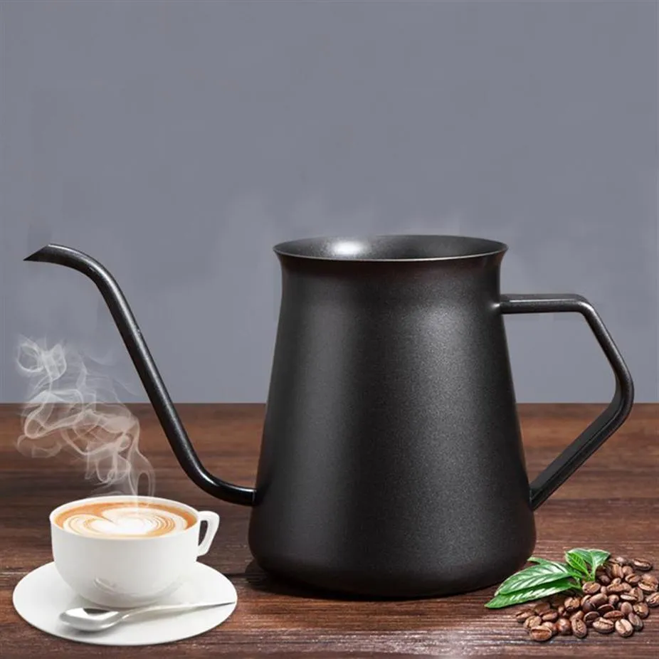 Droppkokare 400 ml mini rostfritt stål förtjockar kaffekroppspottkokare hem kök gadget kaffe maker pot166s