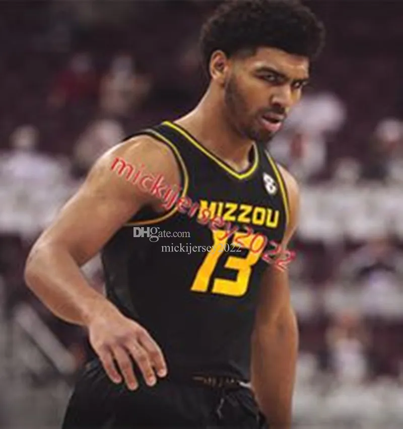 Missouri Tigers Basketball Jersey 33 JV Brown 2 Tamar Bates 31