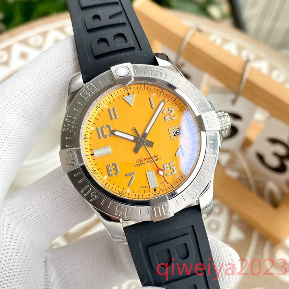 U1 Top AAA Bretiling Nuovi lusso uomini Guarda Ocean Ocean REGHLE ROTALLE BEZEL SUPEROCEAN BLACO BLACO INCCIAIO IN ACCIAIO IN ACCIAIO DELLA GLAN MOVIMENTO MECCANICO MECCANICO AUTOMATICO 1884