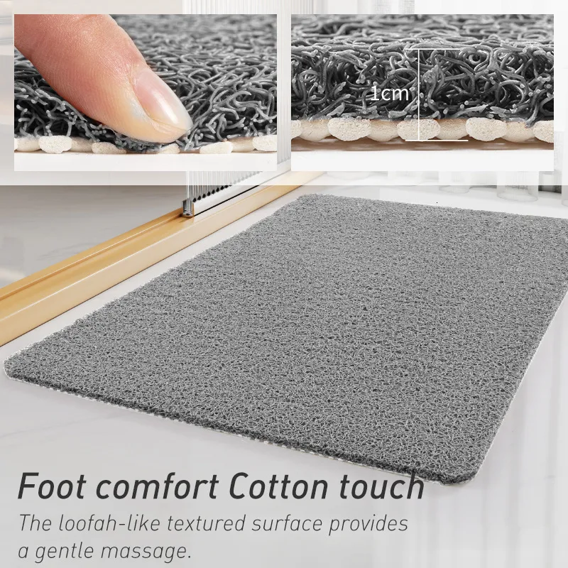 Alfombra de ducha de lufa, alfombras de ducha antideslizantes para ducha  interior, alfombra de baño de secado rápido de textura suave