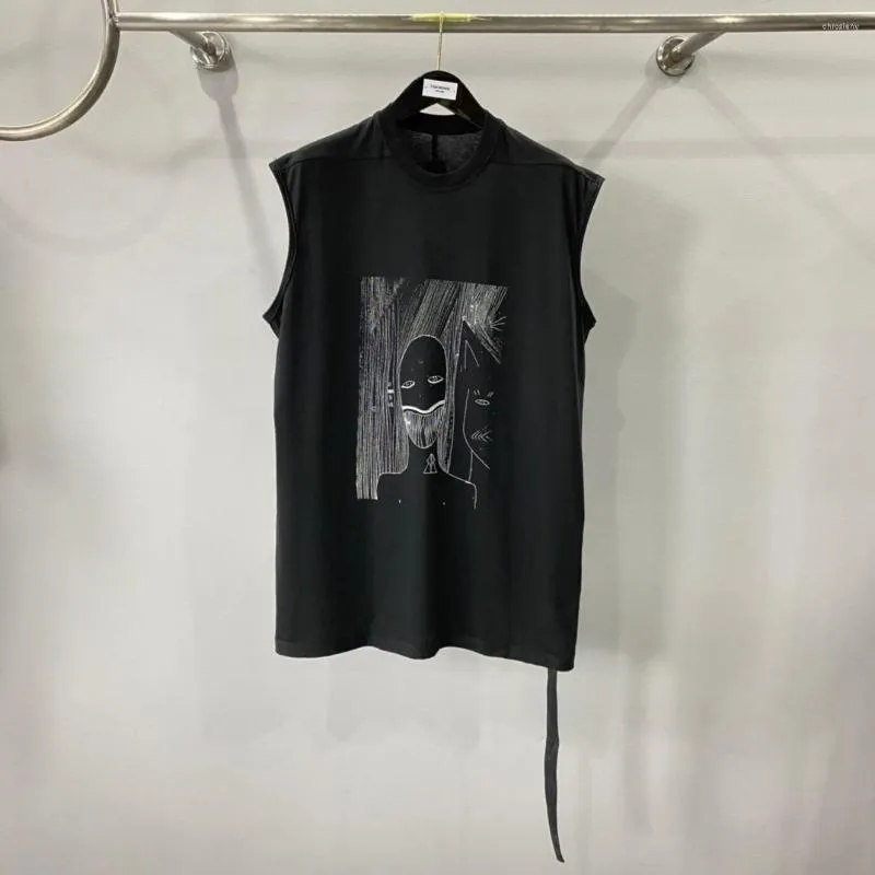 Herren Tank Tops QQ50449 Fashion Tees 2023 Runway Luxus Europäischen Design Kurzen Druck Party Stil T-Shirts Kleidung