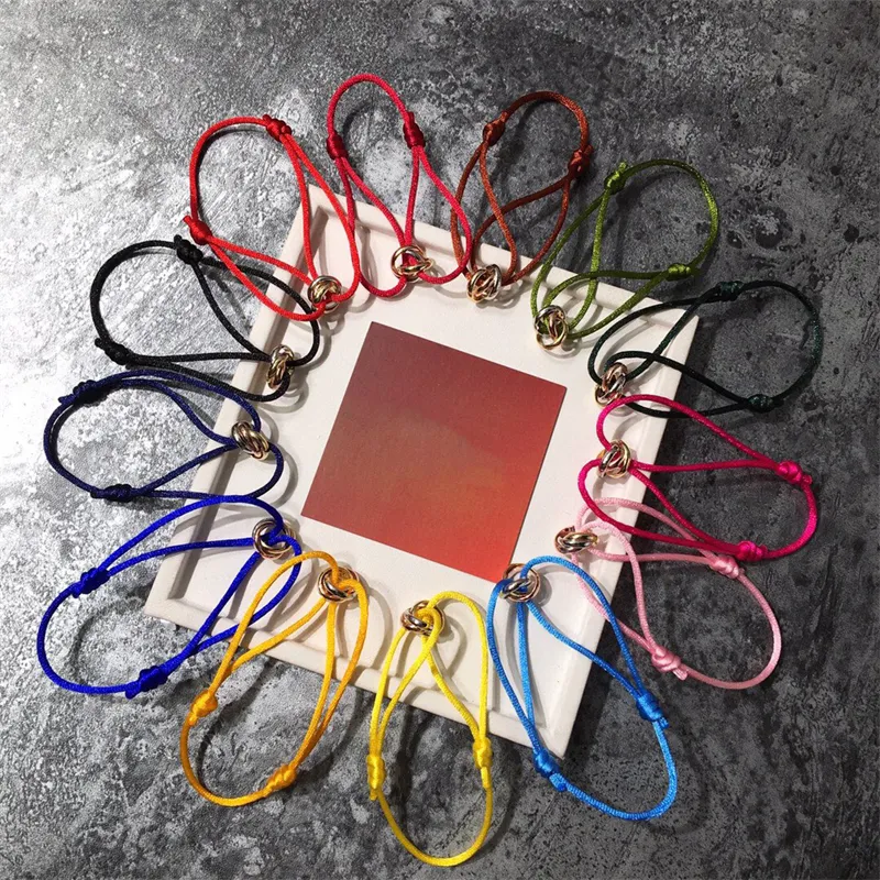 Cartier trinity discount bracelet string colors