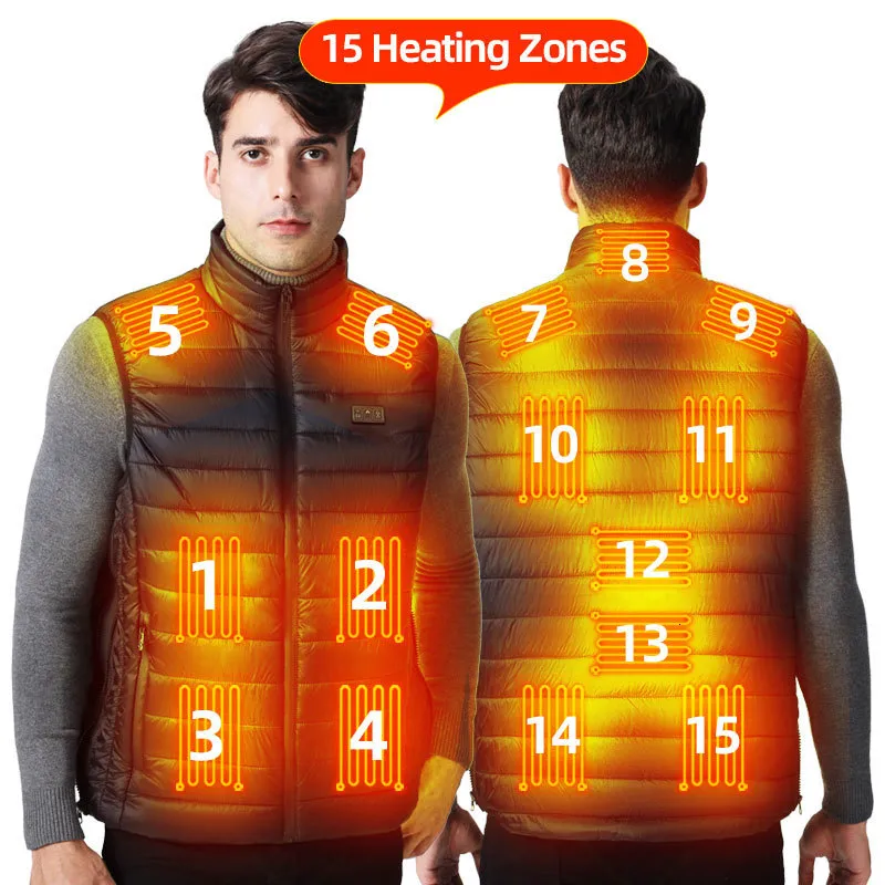 Heated Vest  Lightweight Electric Heated Vest for Men and Women