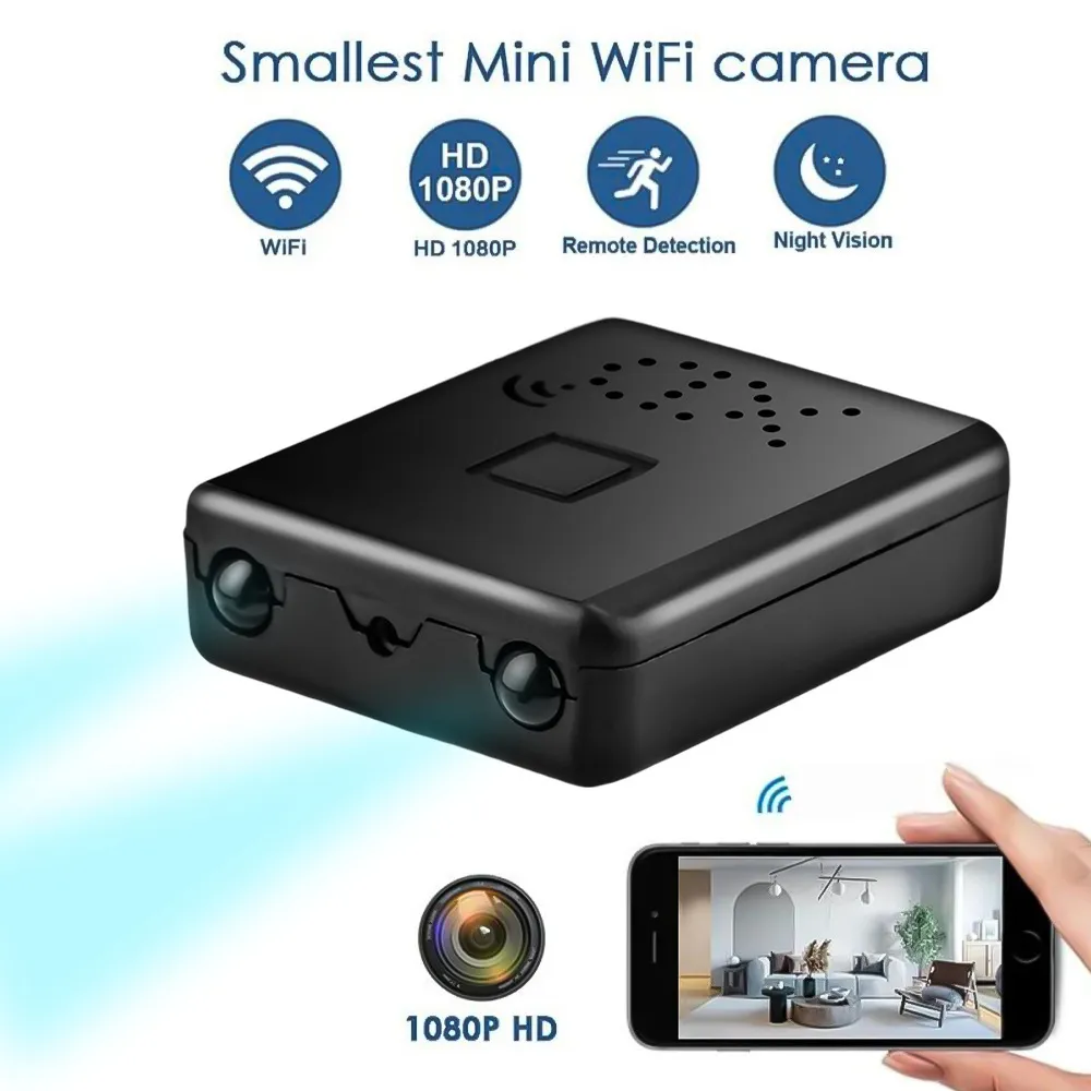 XD Akıllı Mini Kamera WiFi Kablosuz Mobil Uygulama Uzak Dadı Kamer Ses/Hareket Algılama Alarm Ofisi/Ev Güvenlik Kamera Kamerası Birikim Dijital Video Kaydedici